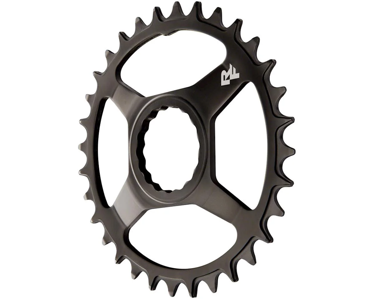 Race Face Narrow-Wide CINCH Direct Mount Steel Chainring (Black) (1 x 9-12 Speed) (Single) (30T) (3mm Offset/Boost)